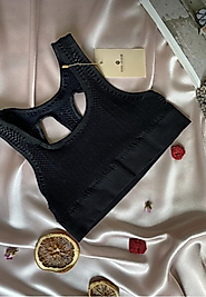 Harlow Kadın Seamless Dikişsiz Siyah Arkası Detaylı Sporcu Sütyeni